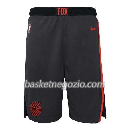 Portland Trail Blazers Uomo Pantaloncini Nero 2 2018-19 Nike Swingman